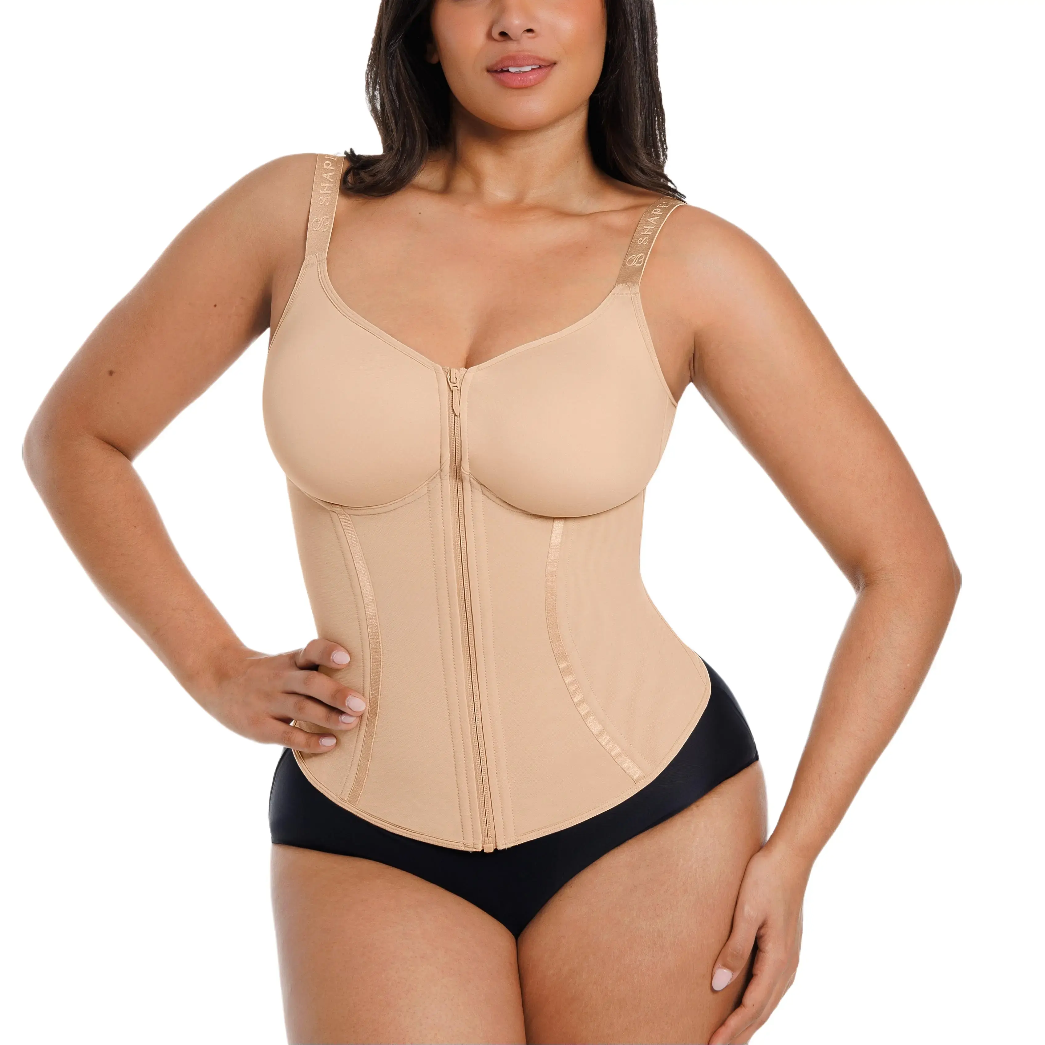 SHAPELLX NeoSweat AirSlim Tummy Control Corset Top