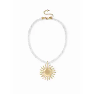 Cider SUN PATTERN NECKLACE