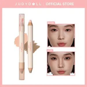 JUDYDOLL Quick-Fix Contour Duo, 2-in-1 Highlight&Contour Sculpting Makeup Pen, Highlighter, Bronzer, Buildable, Ultra-Blendable, Long Lasting, Smooth Blend, Makeup, Cosmetics, Spring Gift, Refresh Look