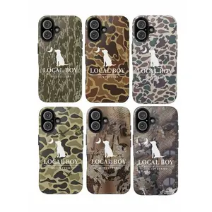 Vintage Local Boy Camo Phone Case For IPhone 16 15 14 13 12 11, Durable, Duck Hunting, Southern Boy Cover, Bottomland Camo, Ol School Camo, Gifts,Suitable For IPhone 17 Air for iPhone17 ProMax