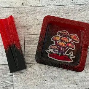Ashtray & Cone Holder Set
