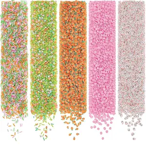 250 Grams Easter Day Fake Chocolate Candy Sprinkles Tiny Polymer Clay Embellishments Xmas Polymer Slices Soft Clay DIY Decoration for Resin Nail Scrapbook Charm DIY Art Crafts Making Supply