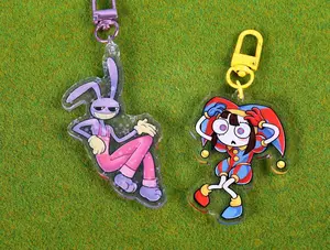 The Amazing Digital Circus Acrylic Keychains | Pomni and Jax