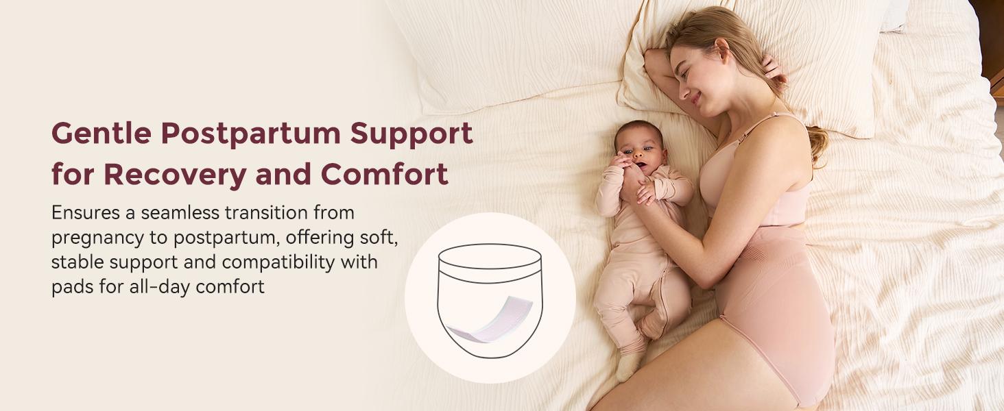 【Summervibes 】Momcozy Women's Maternity High Waist Underwear Pregnancy Seamless Soft Belly Support Panties Over Bump 3 Pack - 5 Pack tiktok shop maternity  undies
