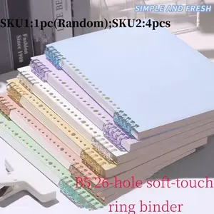 B5 Morandi Color Spiral Notebook Journal, Easy to Use and Refreshing, Essential for Office and Study, Horizontal Lines No Bleed Through