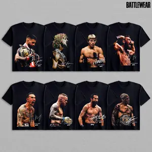 UFC Fighters Collection Tee, UFC Fighters Tshirt MMA Fan, UFC MMA Tee, UFC Champions Sports Shirt, Gift for Him Gift For Her