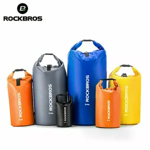 ROCKBROS Beach Bag Shoulder Picnic Phone Pouch 5-40L Camping Hiking Backpack Collapsible Sling Strap Cooler – Hands Free, 100% Waterproof, 24+ Hours Cooling, Soft Sided Cooler