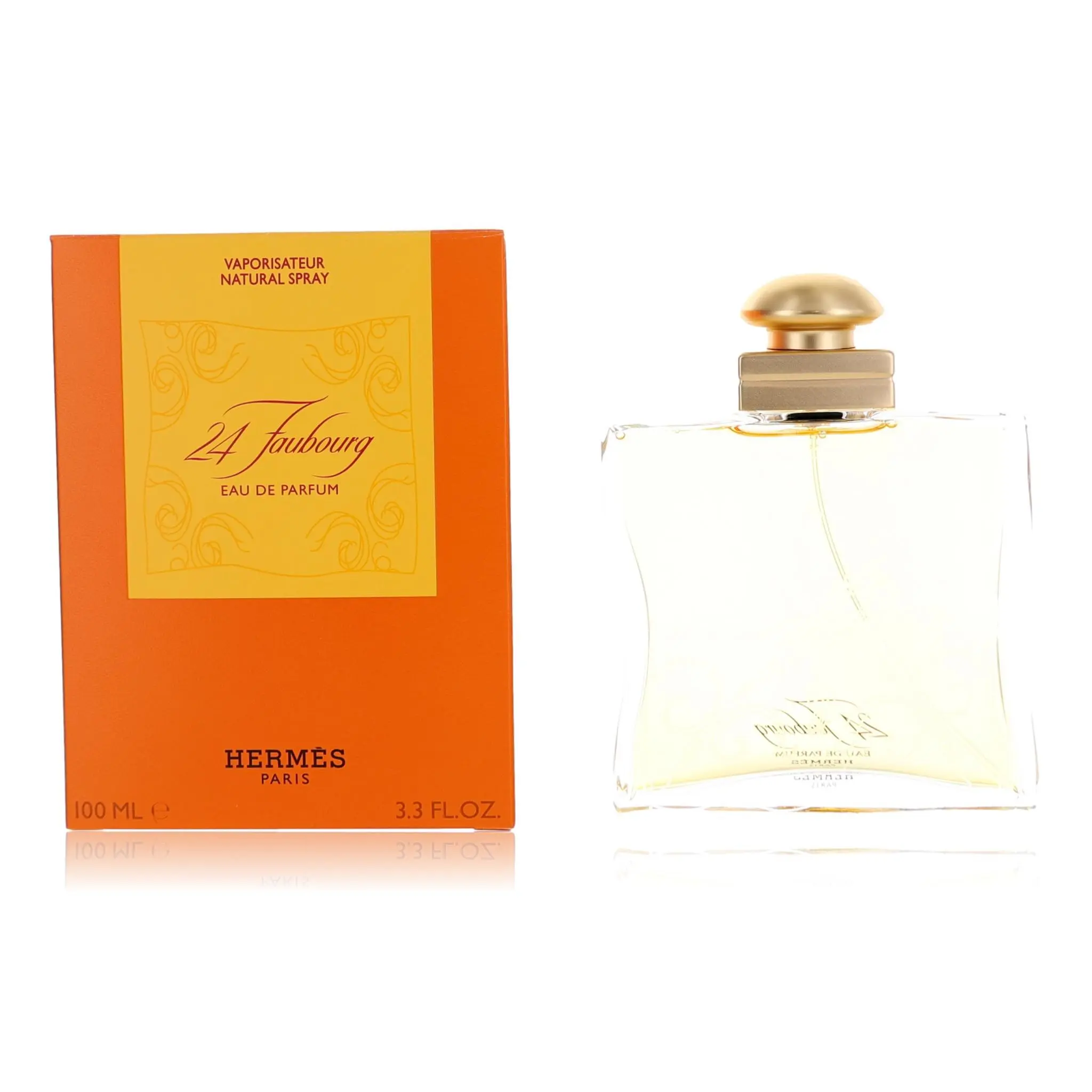 24 Faubourg by Hermès - Women's 3.3 fl oz Eau de Parfum Spray, 3 to 3.9 fl oz Floral Fresh Fragrance Launched in 1996