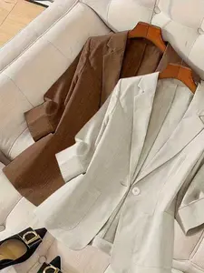 Elegant Single Button Blazer Jacket Suits, Lightweight Loose Casual Fashionable Outerwear Nk-Wry-655, Comfortable Stylish Coat for Men
