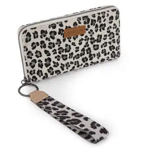 Wrangler Leopard Print Wristlet Wallet