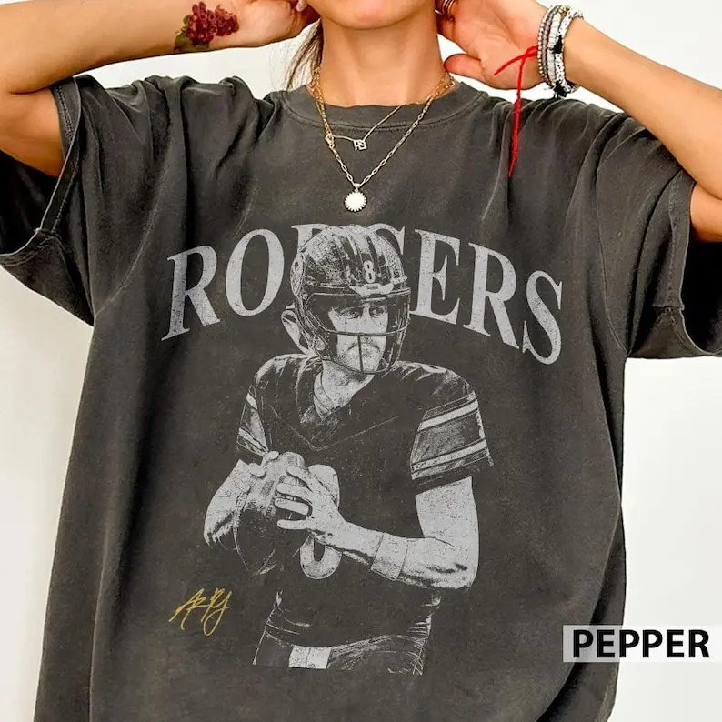 Aaron Rodgers Football Vintage Comfort Colors Shirt