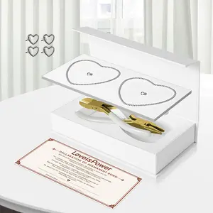 [D]Couple Permanent Lock Bracelet Kit – A Perfect Gift to create a meaningful experience for boyfriend/girlfriend at home on dates or Valentine’s Day