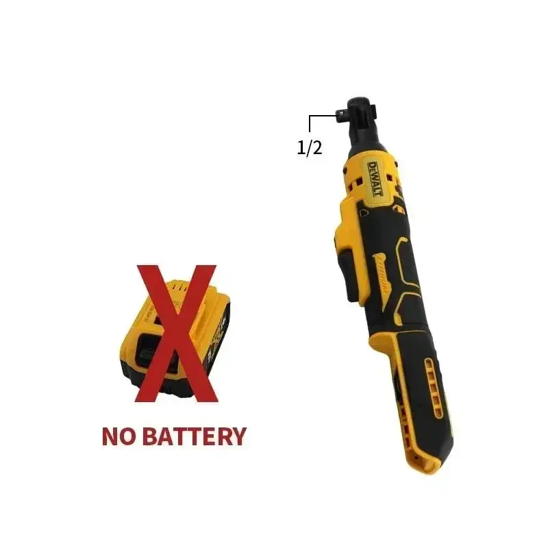 DEWALT DCF512 Right Angle Ratchet Power Wrench Cordless Brushless Battery-Powered with Variable Speed & LED Lighting for Tight Spaces