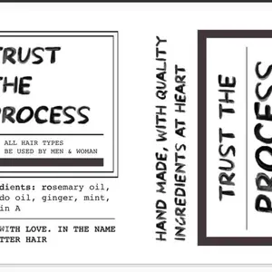 Trust the process oil