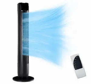 New Tower Fan for Bedroom 28dB Silent Standing Fan with 12H Timer Smart Auto Mode 64° Oscillating Bladeless Cooling Fan for Home Office