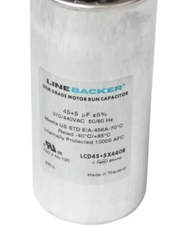 SUPCO LCD45+5X440R Run Capacitor 440V 4+5/440R