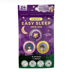 Sticks-Ons Easy Sleep Calming Lavender Natural Ingredients Essential Oil Patches Is Very Popular Now