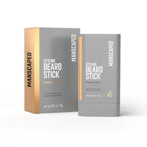 MANSCAPED® Beard Taming Stick – Beard Styling Balm for Men, Tames Strays & Controls Frizz, Lightweight & Non-Greasy with Castor Oil & Cocoa Seed Butter, Mess-Free for Soft, Smooth Finish, 1-Stick
