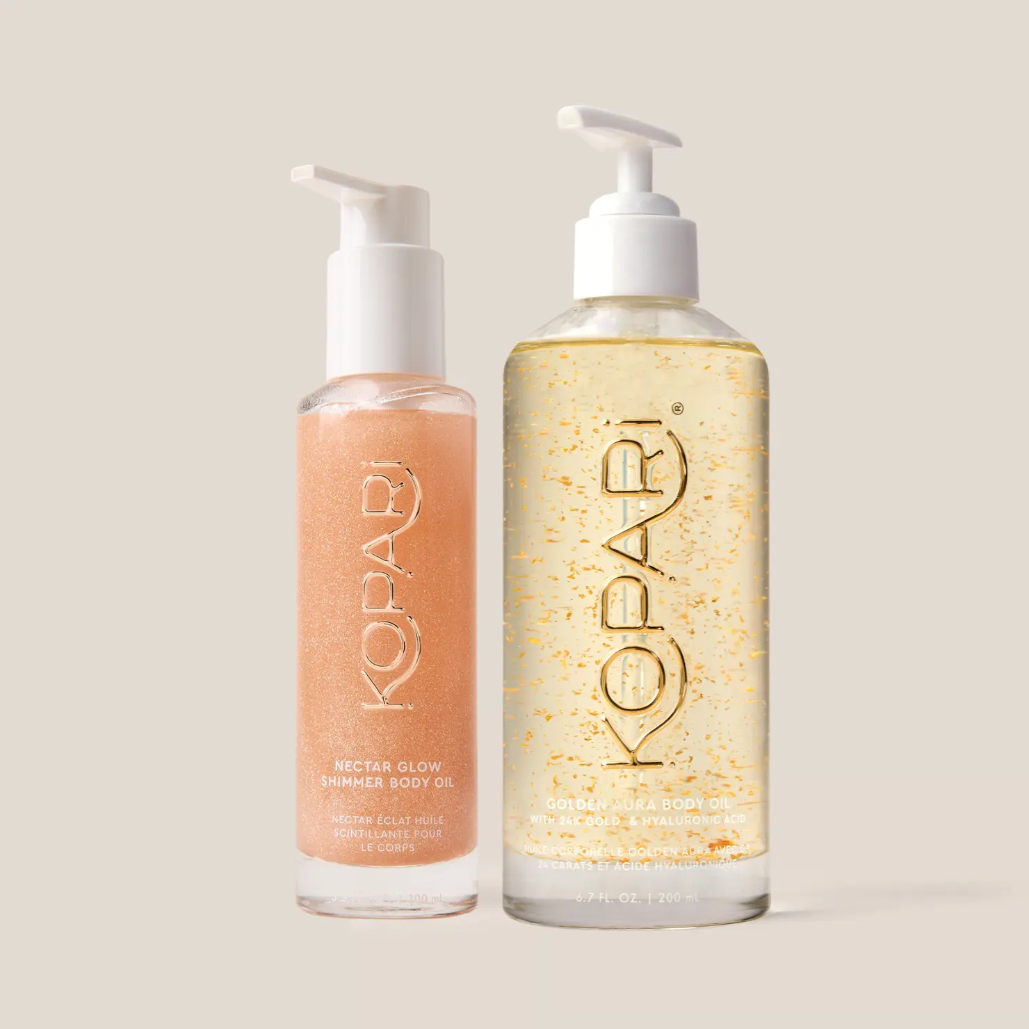 Kopari TikTok Exclusive Shimmer & Glow Body Oil Duo