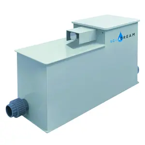 Aqua Dream Macro Drum Pond Filter, Integrated Filtration Equipment with Filter Media, 5t 1300 GPH Water Treatment, Stainless Steel Microfilter, Skimmer Pump, Auto Backwash Auto Clean for Koi Ponds