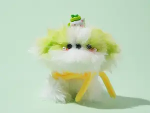 DIY Moru Stick Craft Kit – Create Your Own Plush Dog - Pipe Cleaner Animal Toy - Dog Mom Gifts, Gift for Pets