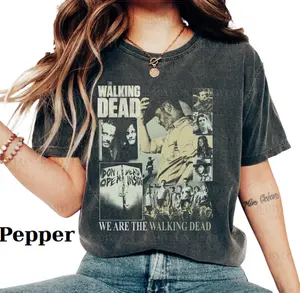 The Walking Dead Group Vintage Graphic Tees, Daryl Dixon T-Shirt, Movie Tee, Unisex Meme Cringe Funny Shirt, Gift, Menswear Womenswear Streetwear Cotton Comfort