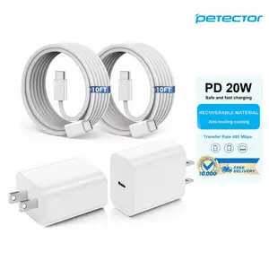 iPhone 17 16 15 Pro Charger Fast Charging, 20W USB C Fast Charger Block with 10ft Long Type C Chargers Fast Charging Cable Cord for iPhone 17/17 Pro/17 Pro Max/Air/16 Pro Max/16 Pro/15 Pro Max/Pro,S24