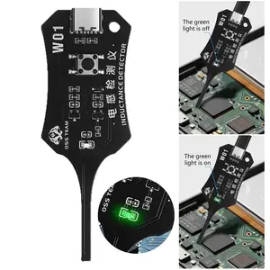 Type-C Inductance Tester for PCB Coil& Electronic Circuit Board Inductance Detection Mobile Phone Component Repair Electromagnetic Induction OSS Measurement Instrument for Fault Troubleshooting