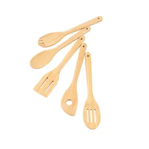 Farberware 5-Piece Bamboo Utensil Set - INSTOCK, New Shipping