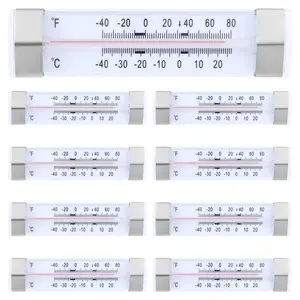 9 Pcs Fridge Freezer Refrigerator Cooler Thermometer for Kitchen Restaurant Home Decoration