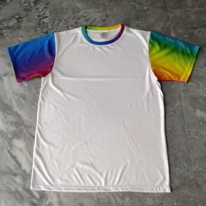 Unisex Rainbow shirt blank sublimation htv DTF