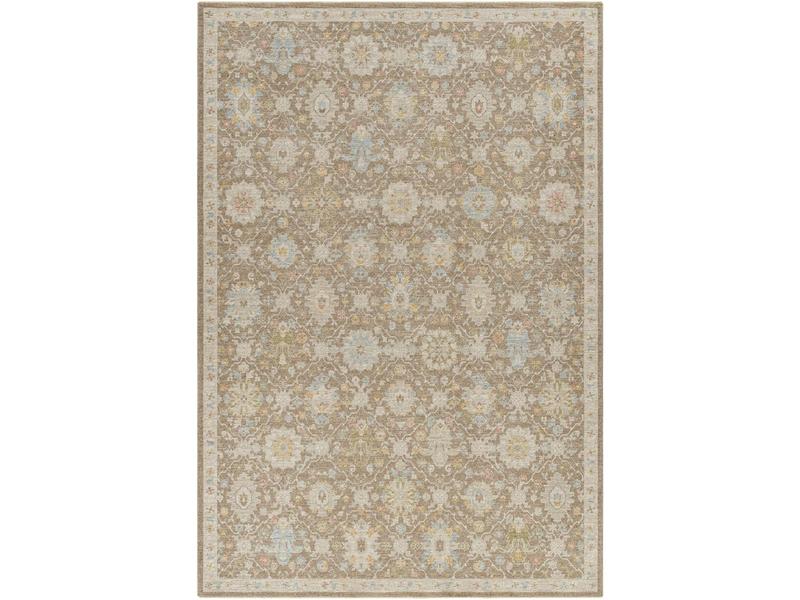 Livabliss AVT2376-710RD 7 ft. 10 in. x 7 ft. 10 in. (94.49" w x 94.49" l) Machine-Woven Traditional Avant Garde AVT-2376 Decorative Rug, Durable Polyester Indoor Floor Mat, Home Decoration Mat