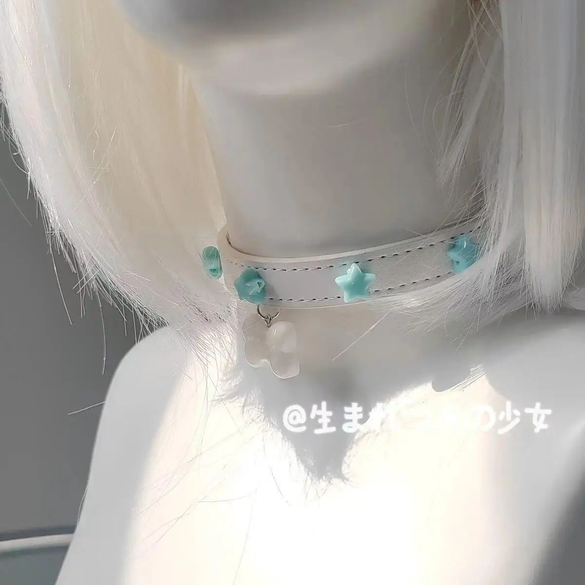 Sweet Cool Cute Bone Collar Couple Personalized Choker Spicy Girl Neck Band Punk Dog Necklace