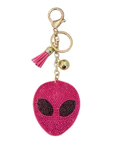 Bling Pets & Creatures Bag Charm with Keychain, Fasion Accessory for Keys, Purse, Backpack
