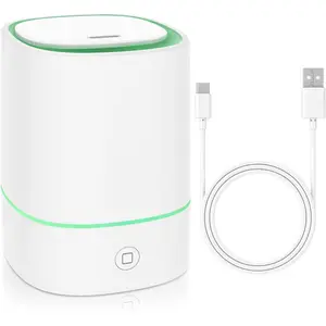 Essential Oil Diffusers for Home with USB Cord, 150ml Aroma Humidifier for Office, Water Shortage Protection, 7 Color LED Lights White Scent Mist Dorm Room Essentials Aromatherapy Ultrasonic