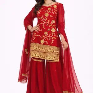 Beautiful sarara/ garara style kurta salwar set Dress Womenswear Traditional