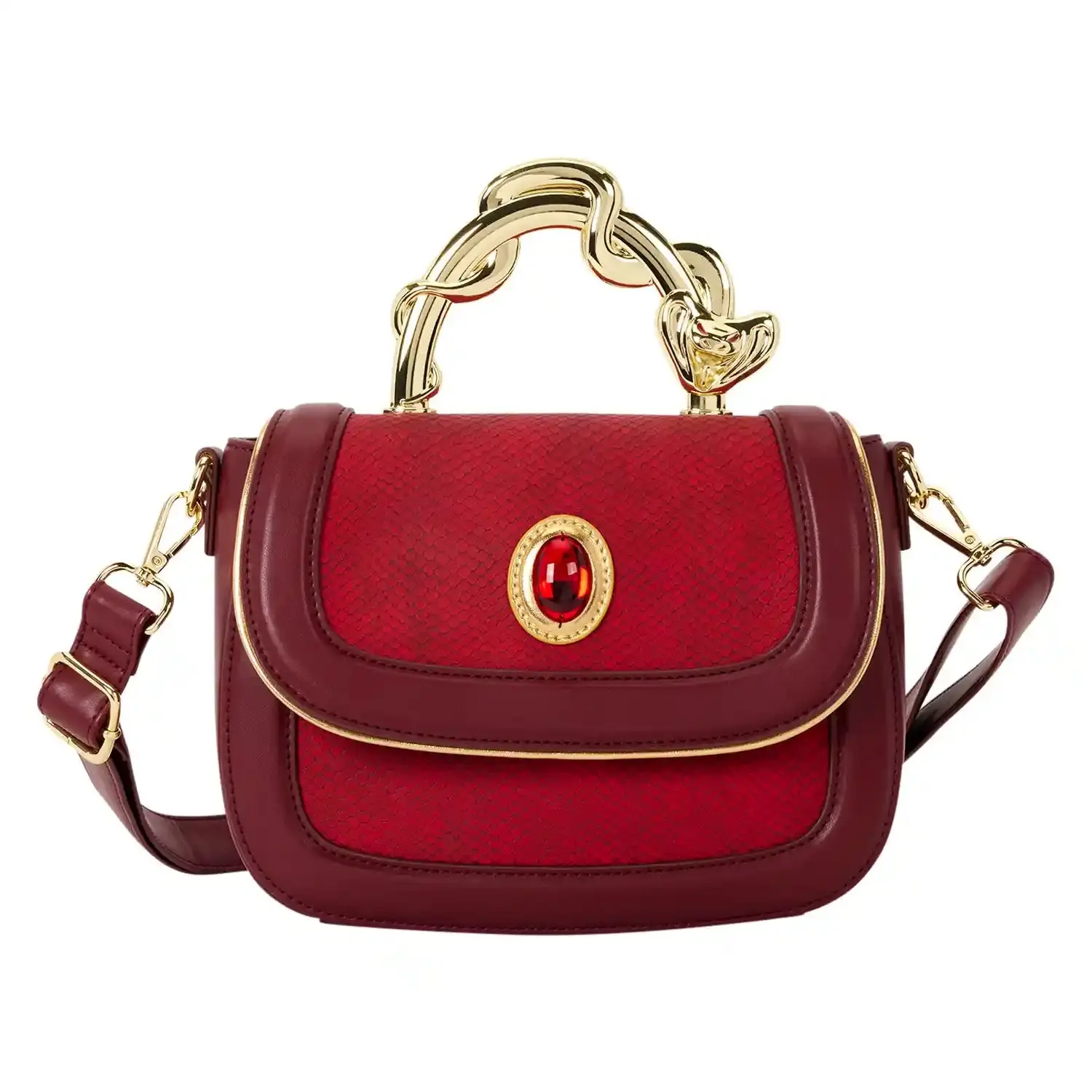 Women's Jasmine Theme Loungefly Disney Princess Cobra Crossbody Bag