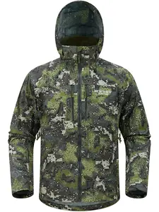 NEW VIEW Lightweight Rain Jackets for Men Waterproof with Hood, Hard Shell Stretch Rain Coat for Outdoor Travel