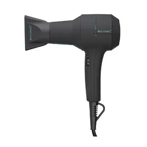 BIO IONIC OFFICIAL: PowerDiva Pro Speed Dryer - Lightweight Compact Fast Hair Dryer For Soft, Conditioned Hair On the Go, Prevents Frizz, with Adjustable Heat & Speed, Travel-Friendly Hair Tool