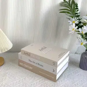 3PCS/set Modern Simplicity Coffee Table Decorative Books Set, Home Hotel Soft Decoration, Origami Handmade Fun Storage, Fresh Literary Style Desk Ornament，home ornament