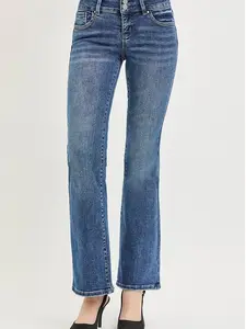 RISEN Tummy Control Low Rise Bootcut Jeans