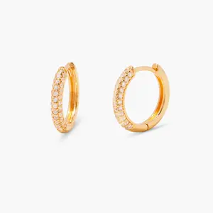 Cecile Hoops in Gold & Silver by Brook and York