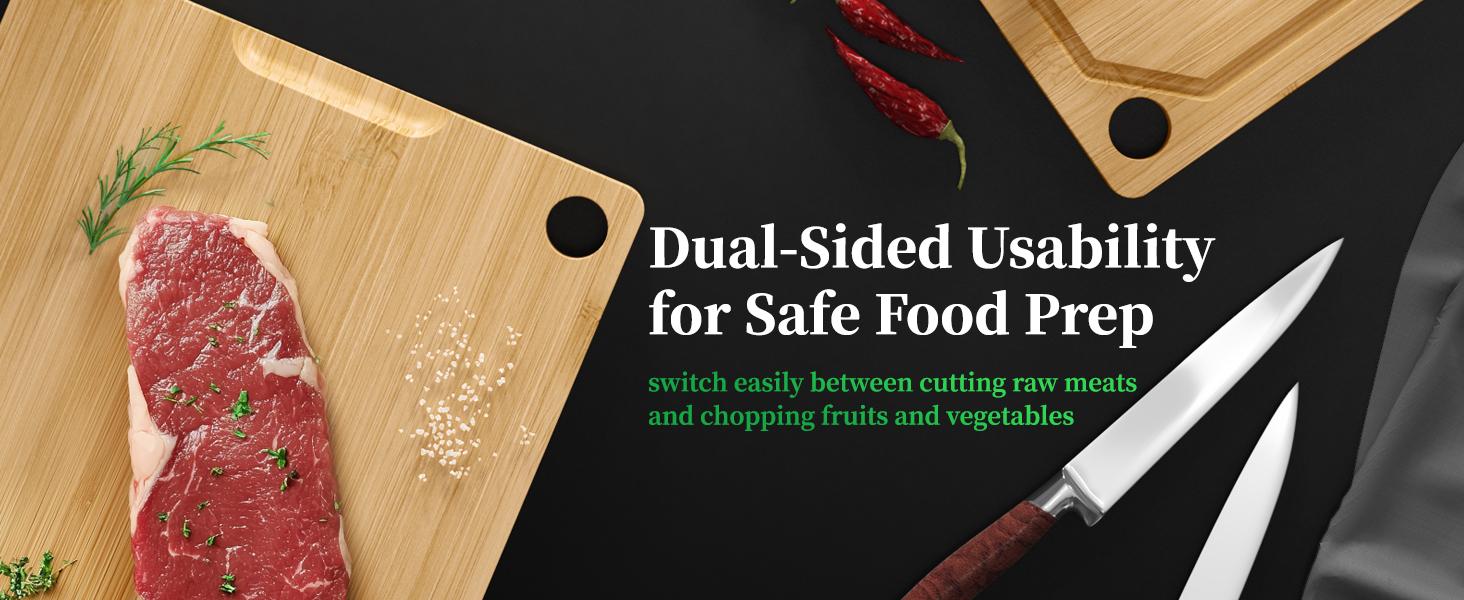 Bamboo Cutting Board - Multi-Sizes Wooden Cutting Boards for Kitchen, Convenient Kitchen Essentials with Deep Juice Grooves, Cutting Board for Chopping & Serving, Large, Natural Bamboo Cutting Board - Multi-Sizes Wooden Cutting Boards for Kitchen, Convenient Kitchen Essentials with Deep Juice Grooves, Cutting Board for Chopping & Serving, Large, Natural