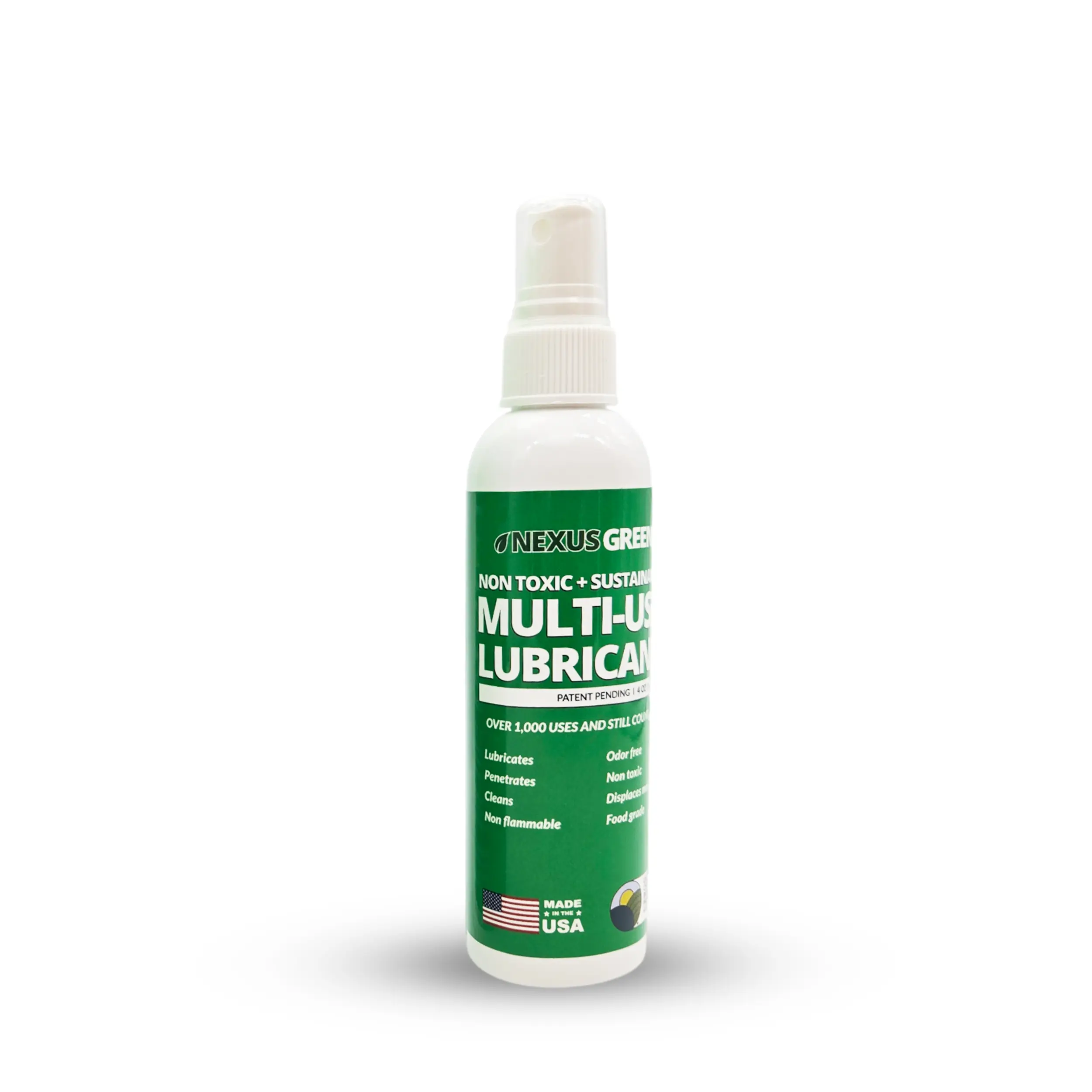 NEXUS GREEN Multi-Use Cleaner, Protectant & Lubricant – Eco-Friendly, Non-Toxic & Biodegradable Formula for Household, Automotive & Industrial Use – Made in USA