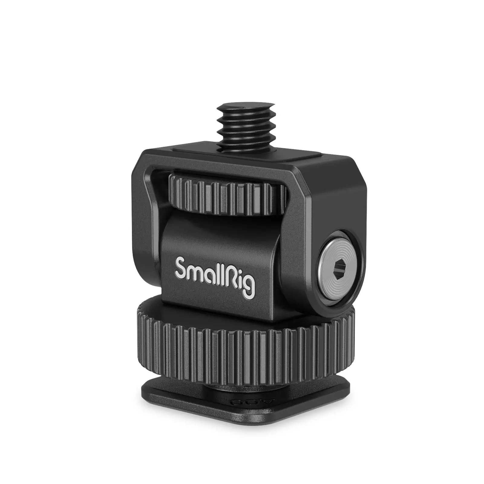 SmallRig 1/4" Mini Ball Head Cold Shoe Mount Adapter, Camera Accessory with 1/4"-20 Thread, Aluminium Alloy Ball Head Mount for Camera, Phone Cage, LED Video Light - 3577, 250g Accessories