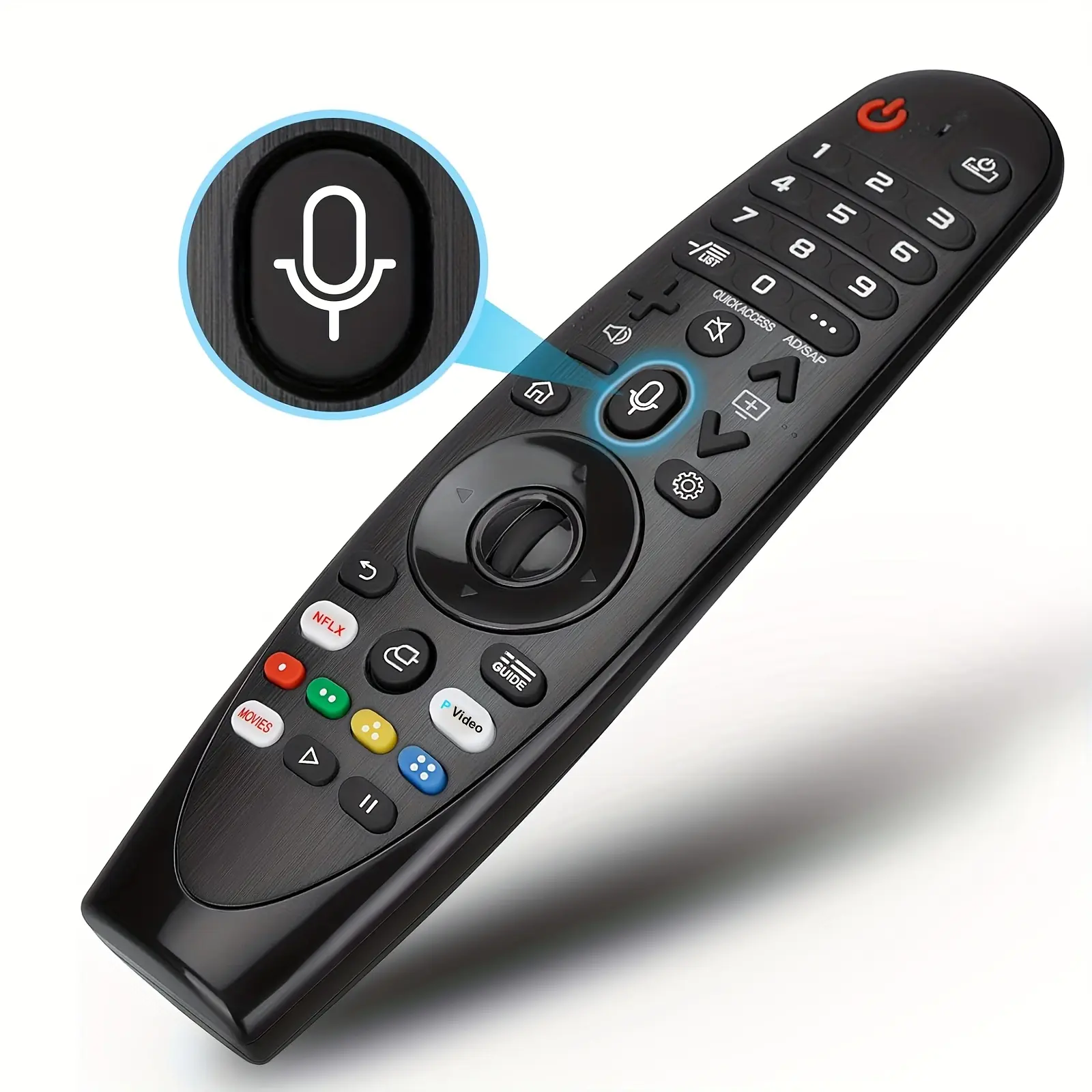 Universal Voice Wireless Remote Control for Lg Smart Tvs, Compatible with 18 Models, No Battery Included, Model Xinghao Akb75855501, Remote Controller