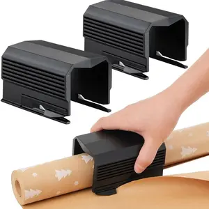 Christmas Paper Cutter Set, 1/2 Piece Packaging Tool Kit, Ideal for Gift Wrapping & Birthday Present Rolls, Essential Cutting Supplies