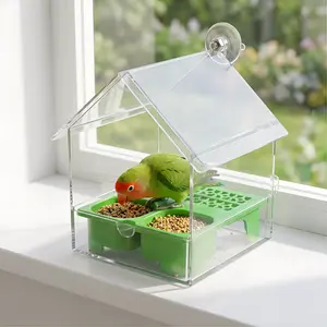 NO-MESS EXTERNAL PARROT FEEDER | PULL-OUT DRAWER | NO MORE HULLS ON FLOOR!