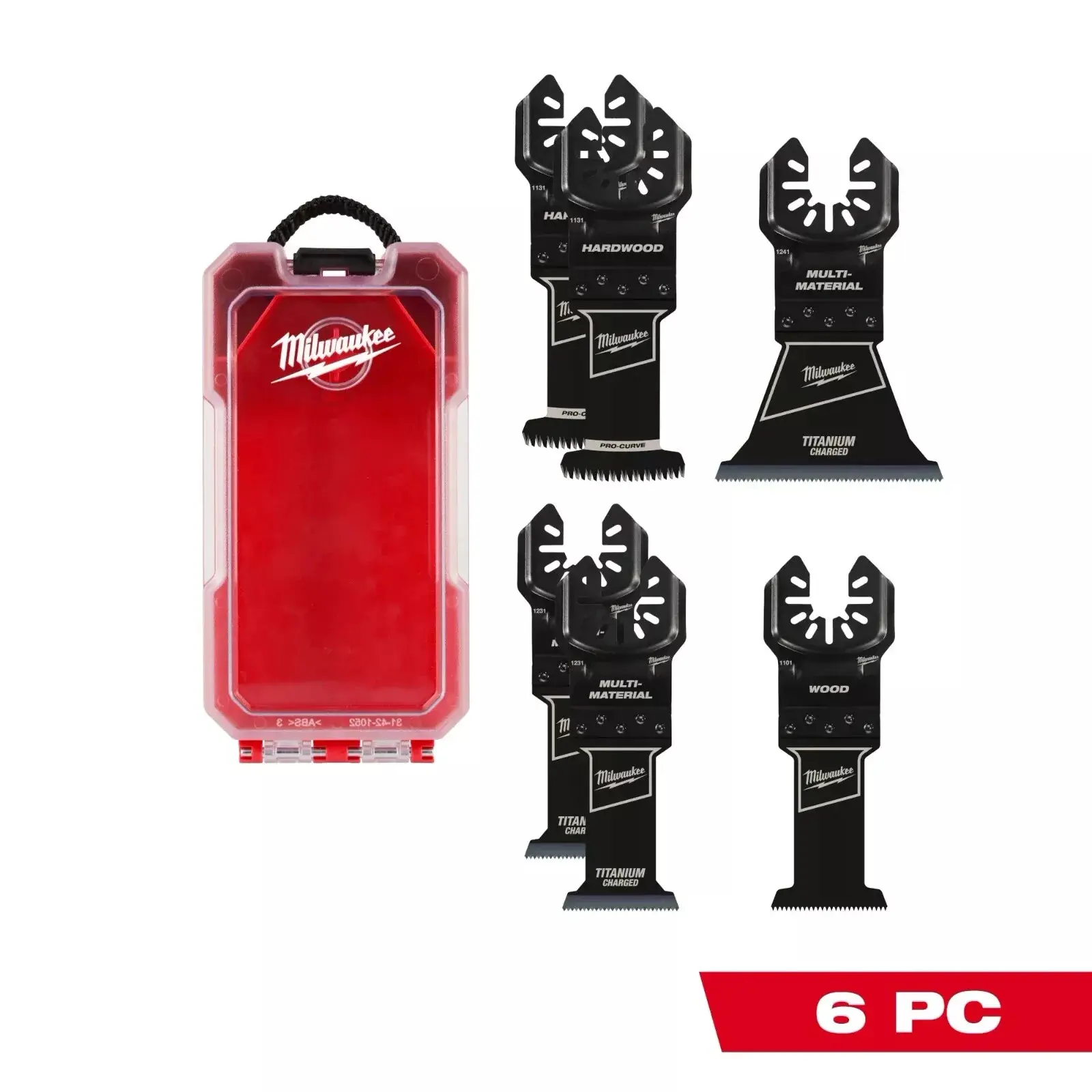 Milwaukee 49-10-9112 6PC OPEN-LOK™ Multi-Tool Blade Variety Kit