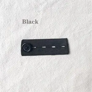 1pcs, Waistband Extenders Button Extender For Pants | Denim Material | Premium Metal Buttons | 2 Button Holes | Button Extender For Jeans